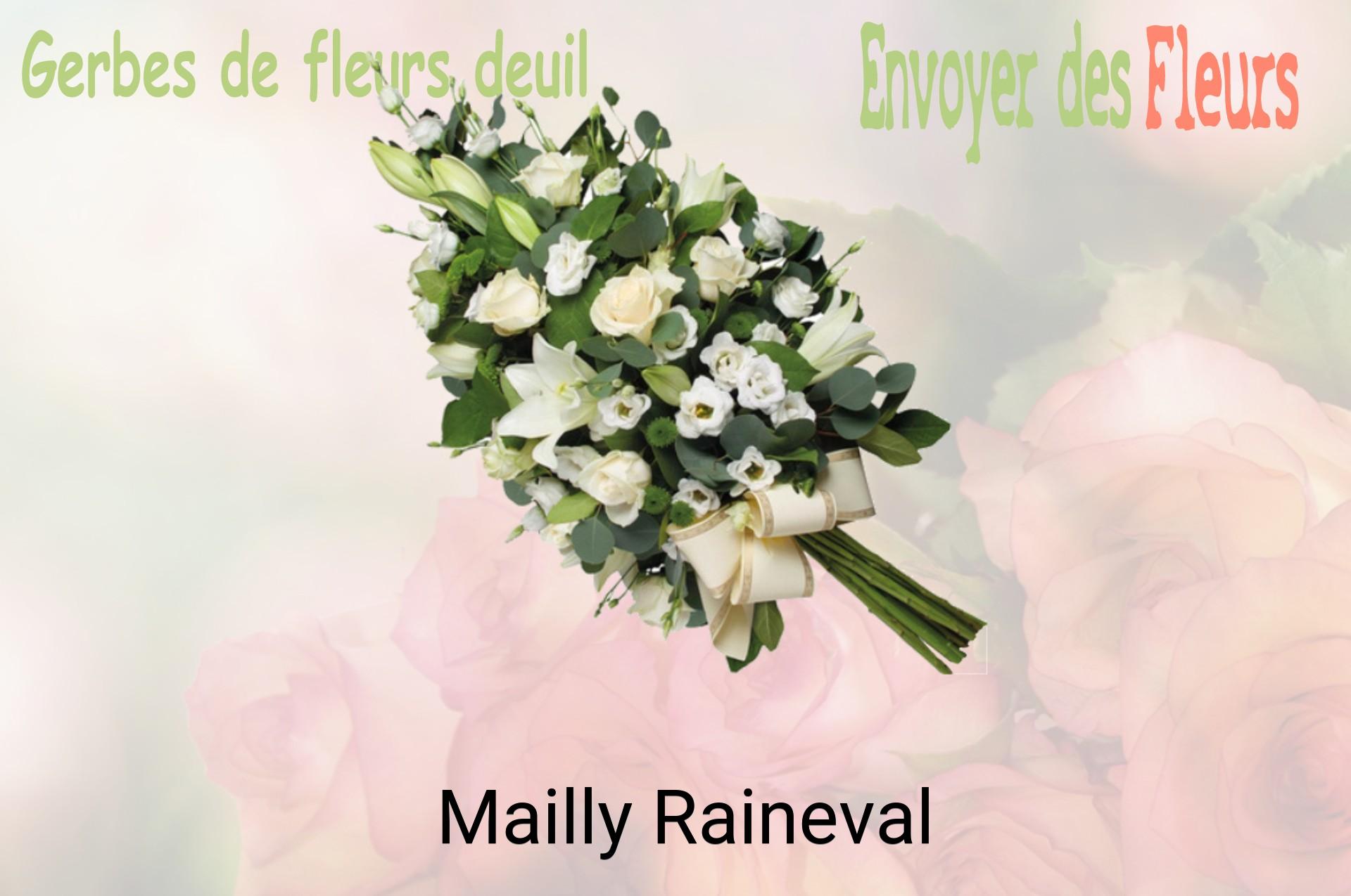 Gerbe de fleurs de deuil livrée à Mailly-Raineval